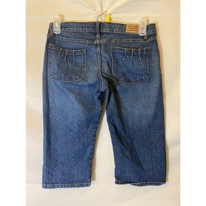 KIBYS WOMENS JUNIORS SIZE 9 STRETCH‎ JEANS CAPRI CROPPED
